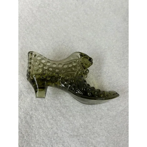 Fenton‎ Art Glass Hobnail Shoe Slipper Figurine Collectible Decor - Picture 2 of 6